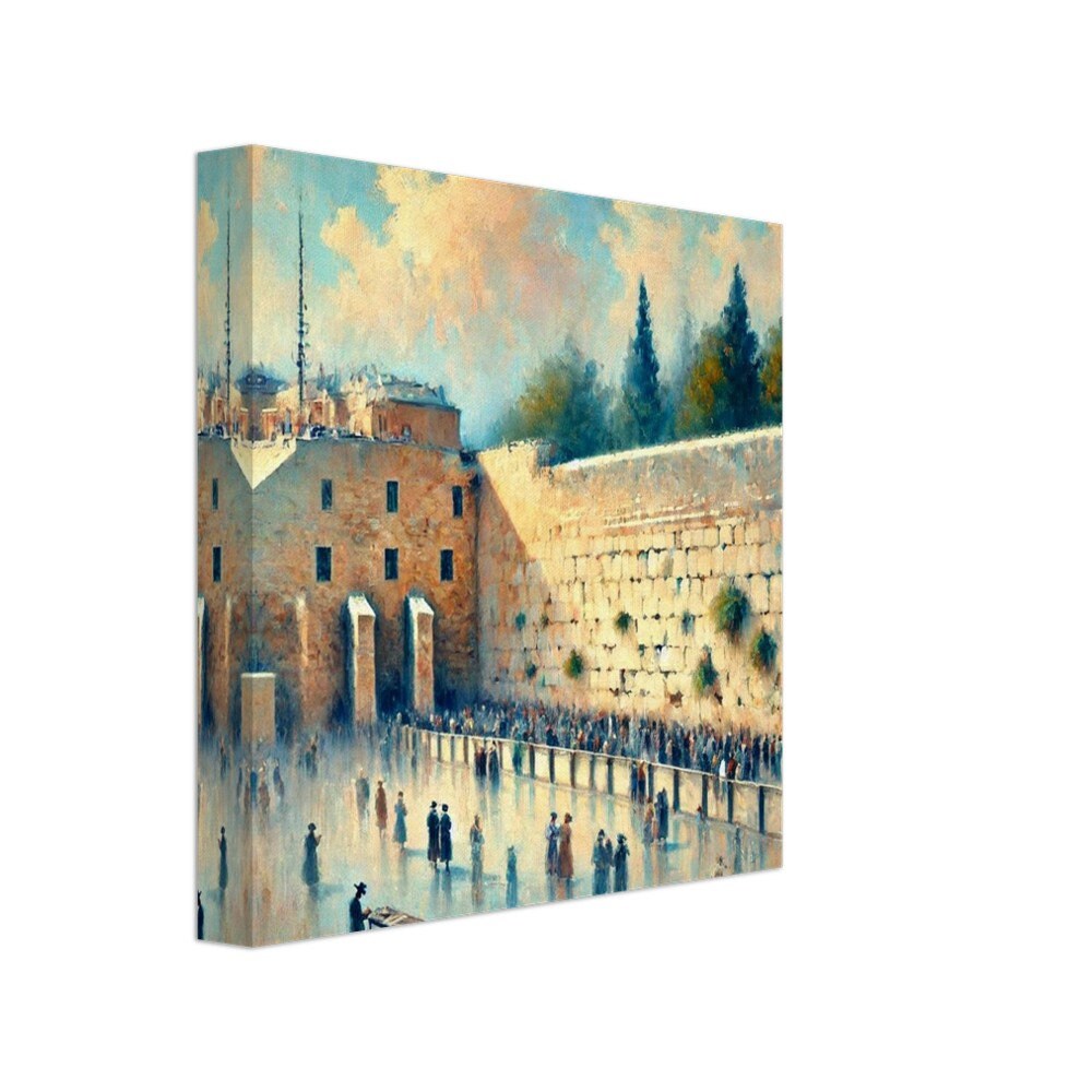 Kotel by Day 3, Exquisite Day Kotel Painting - Available in Various Formats