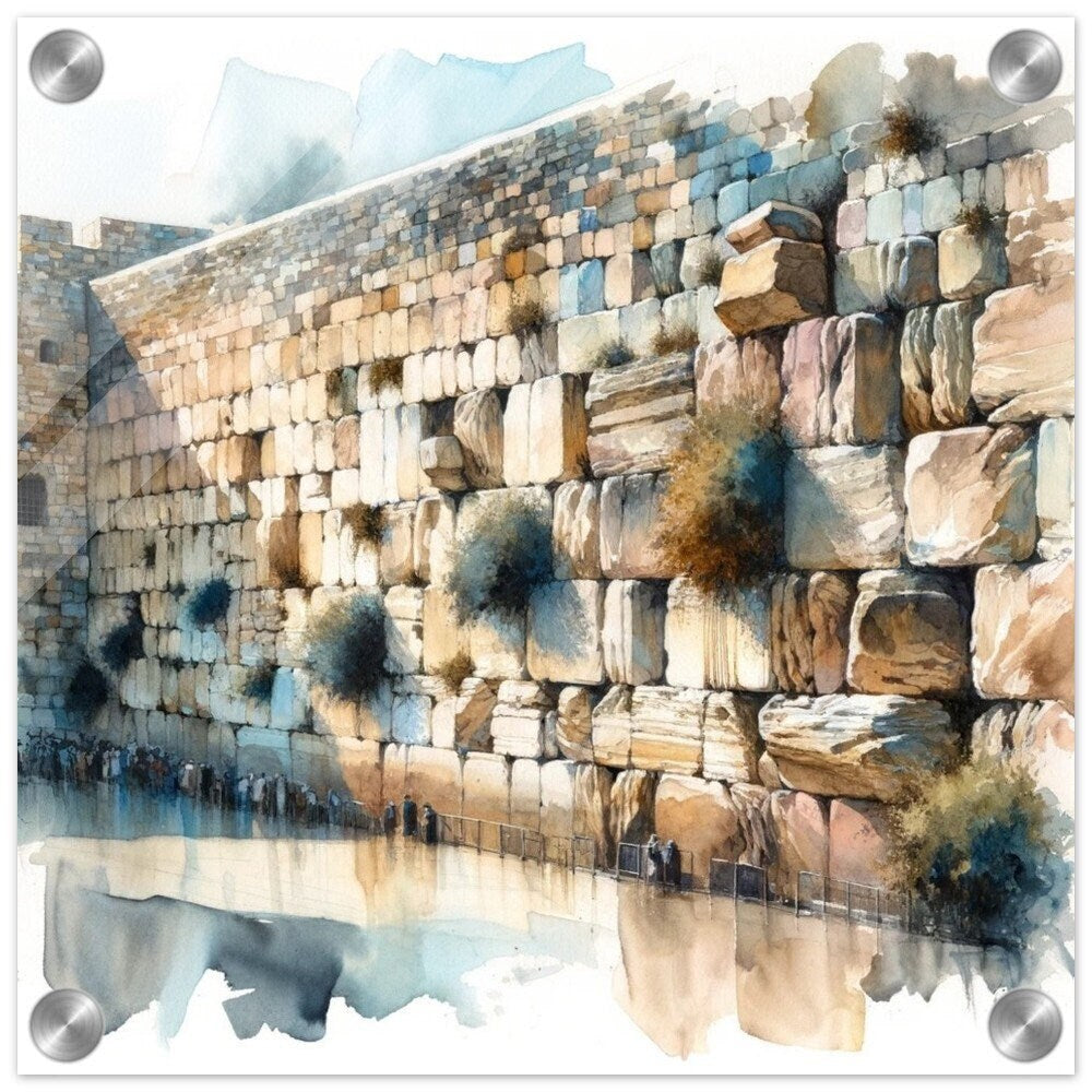 Jewish Wall art, Kotel wall, Western wall art, Israel art, Judaica gift