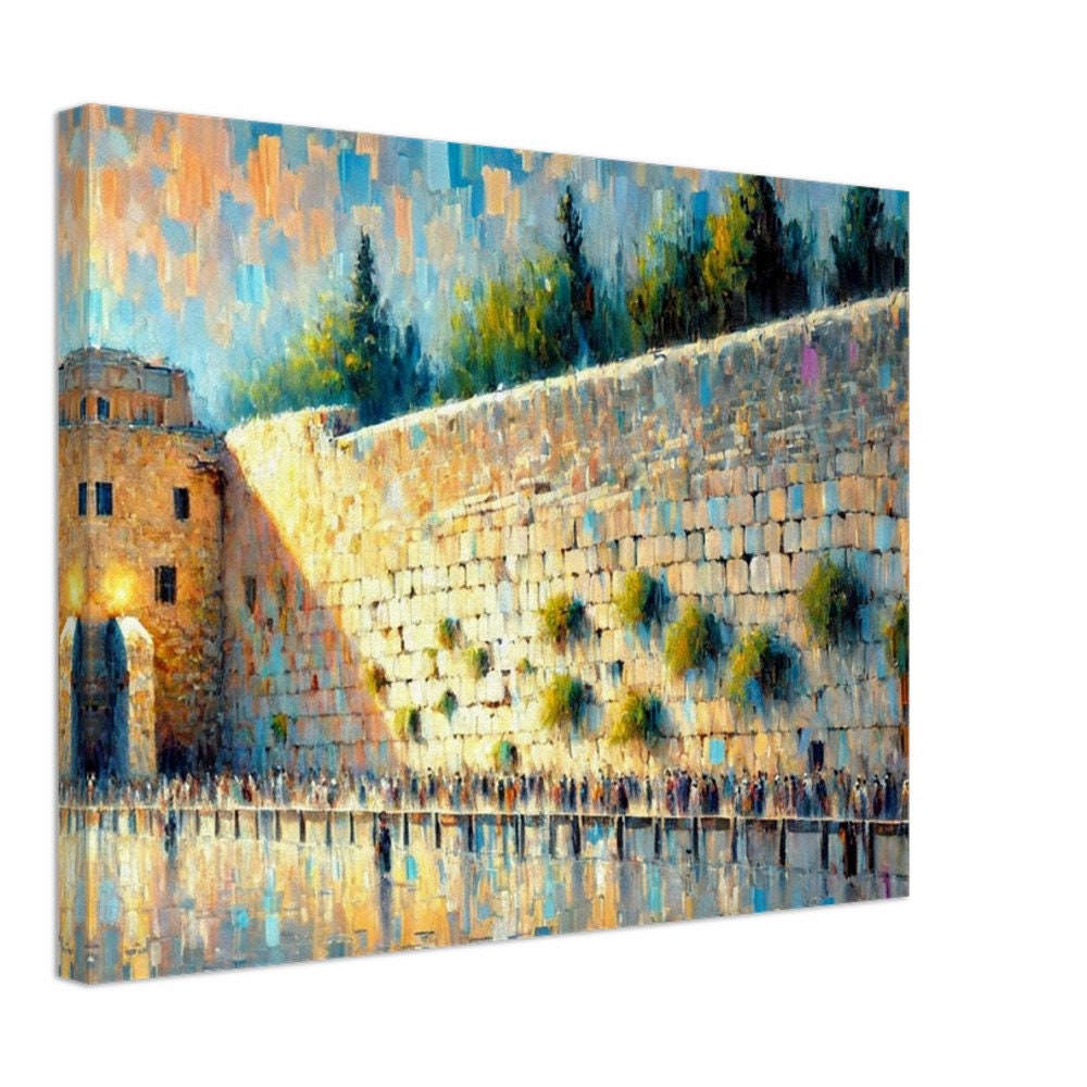 Kotel by Day 1- Jewish Art, Judaica, Israel Art Print