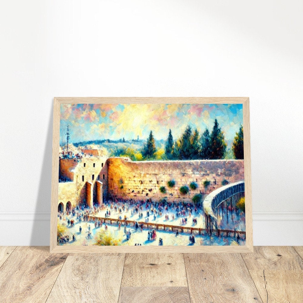 Kotel by Day 6 - Jewish Art, Judaica, Israel Art Print