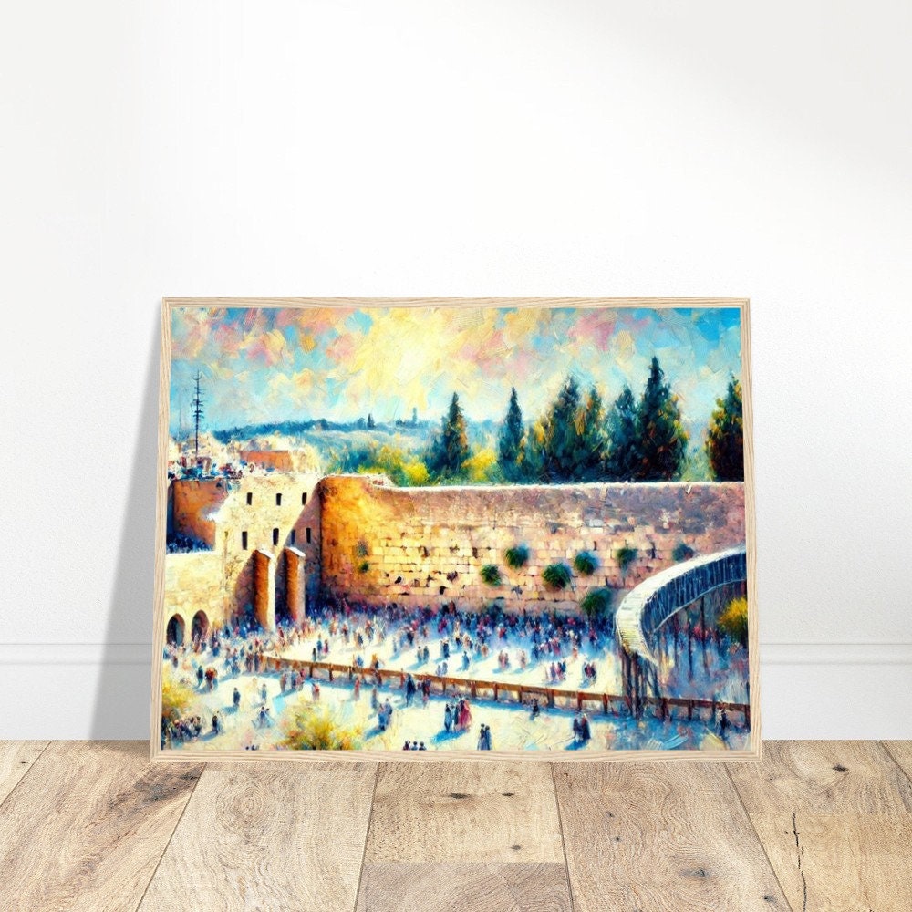 Kotel by Day 6 - Jewish Art, Judaica, Israel Art Print