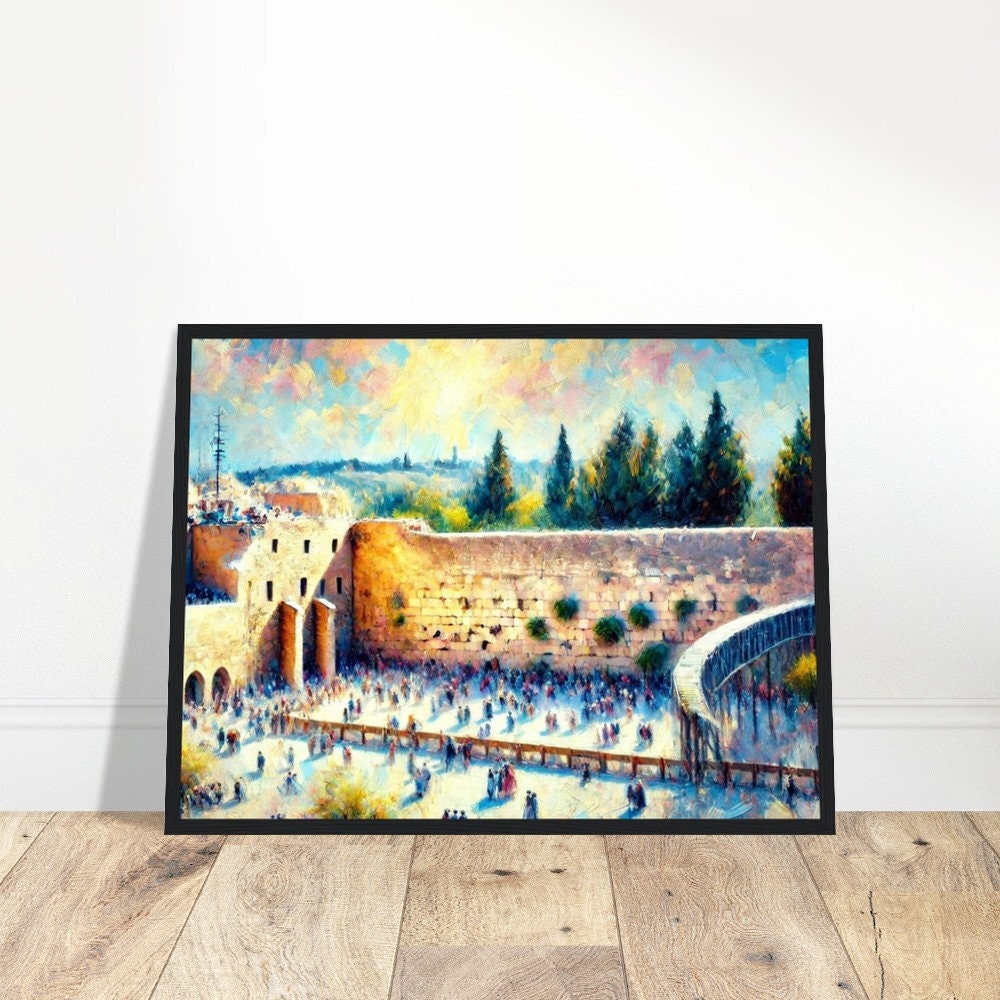 Kotel by Day 6 - Jewish Art, Judaica, Israel Art Print