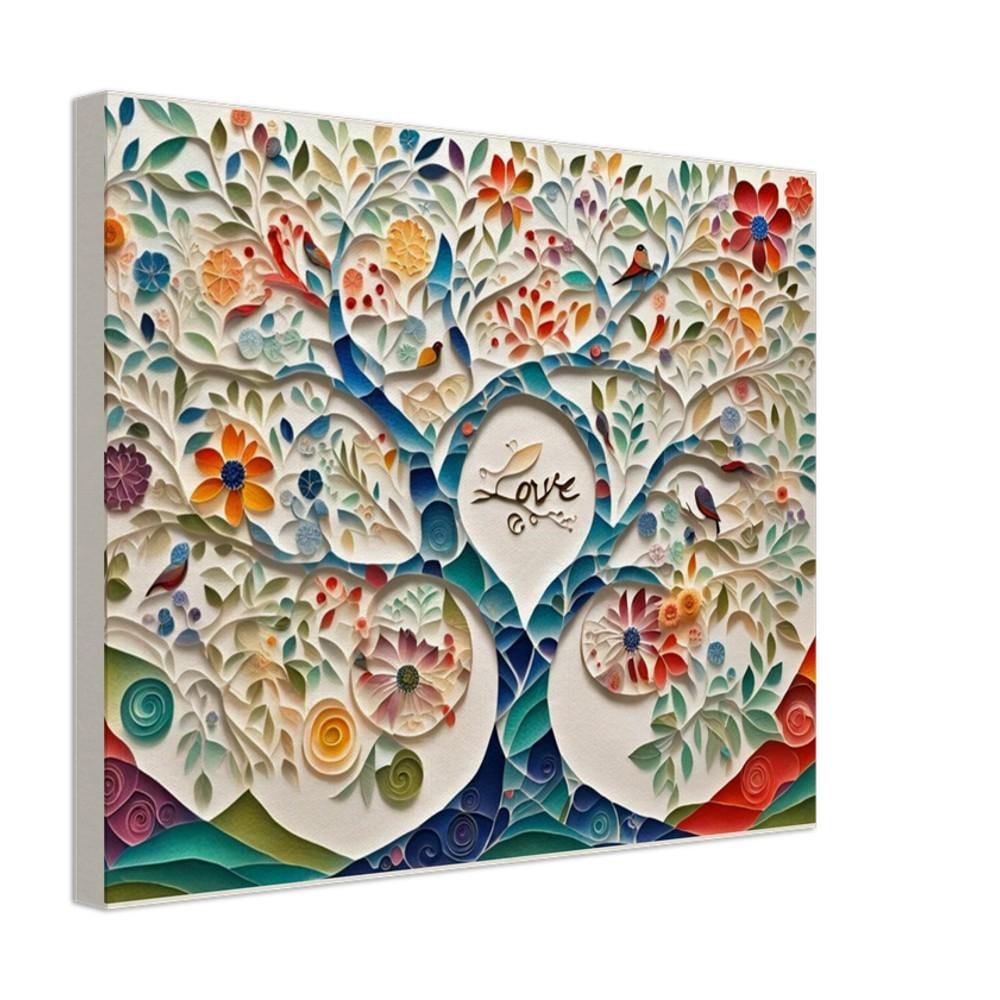 Tree of Life Papercut Art with -Love