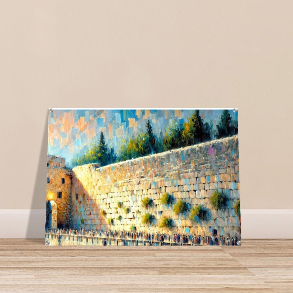 Kotel by Day 1- Jewish Art, Judaica, Israel Art Print