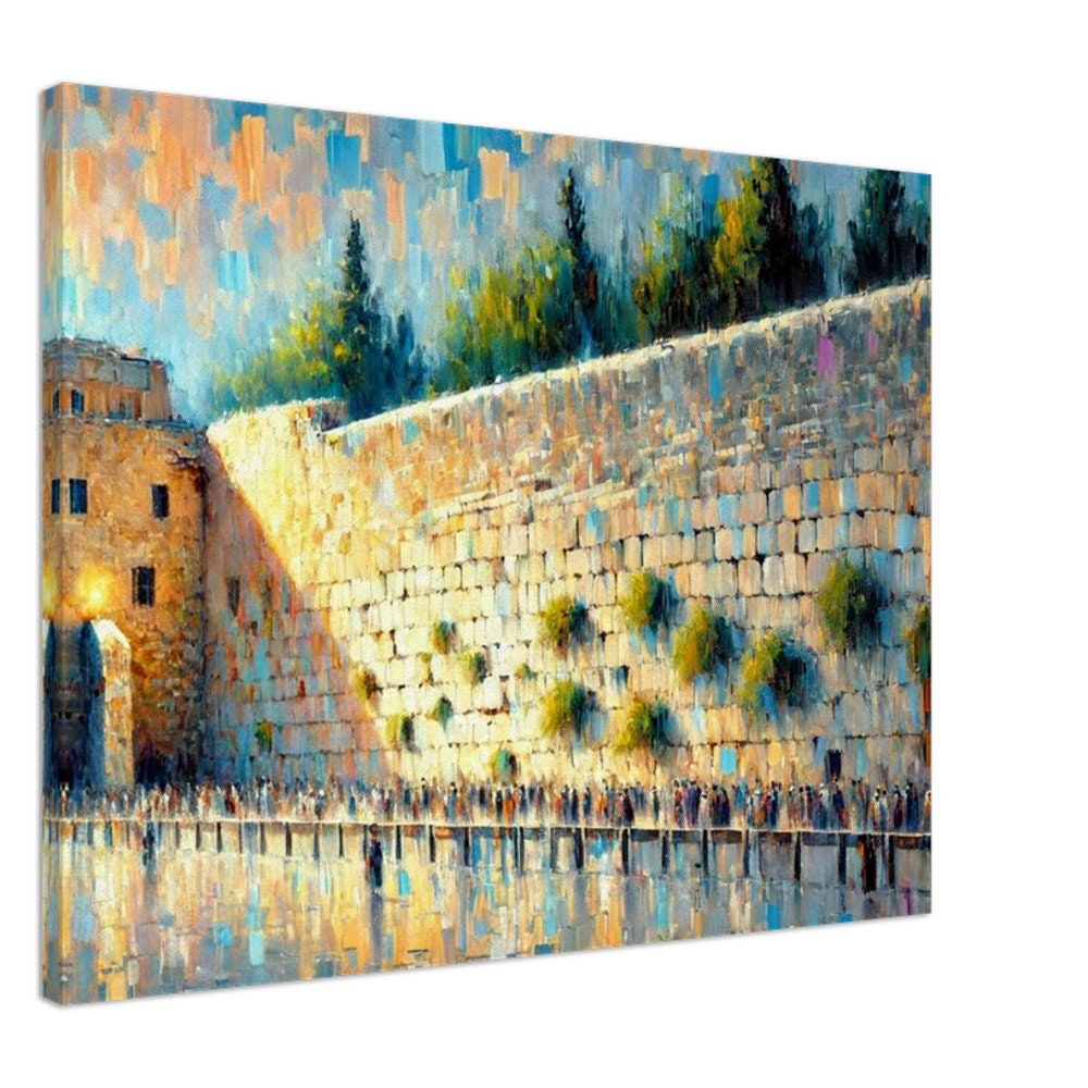 Kotel by Day 1- Jewish Art, Judaica, Israel Art Print