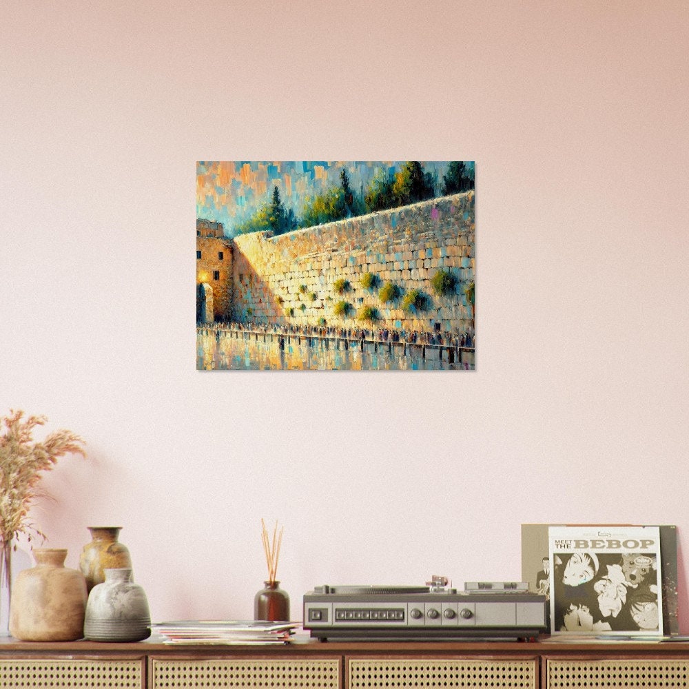 Kotel by Day 1- Jewish Art, Judaica, Israel Art Print