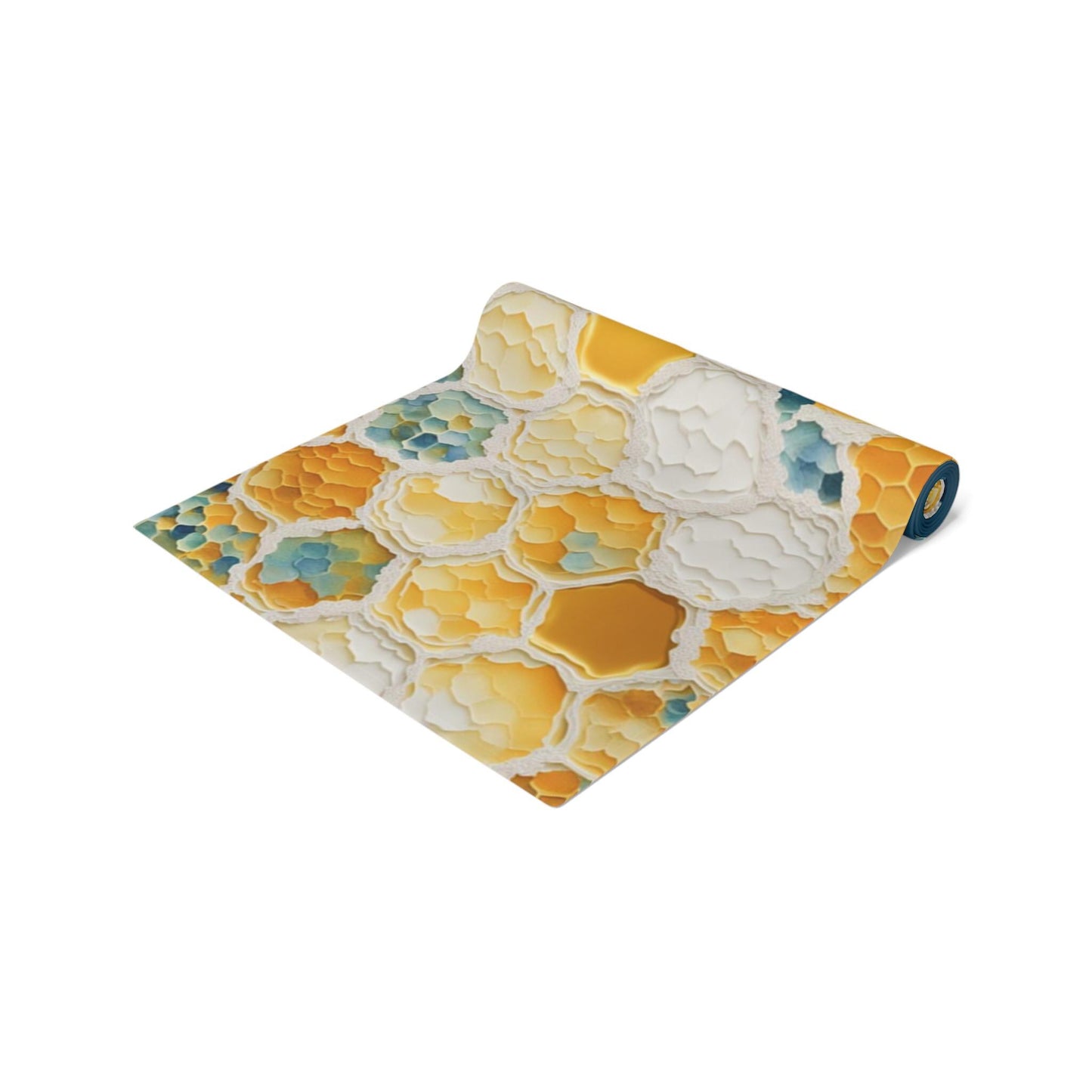 Sweet New Year Honeycomb Table Runner - Shana Tova U'Metukah, High Holidays Table, Rosh Hashana decor