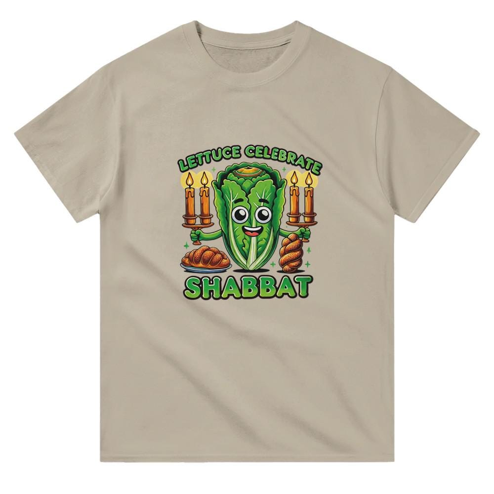 Lettuce Celebrate Shabbat - Humorous Shabbat T-Shirt