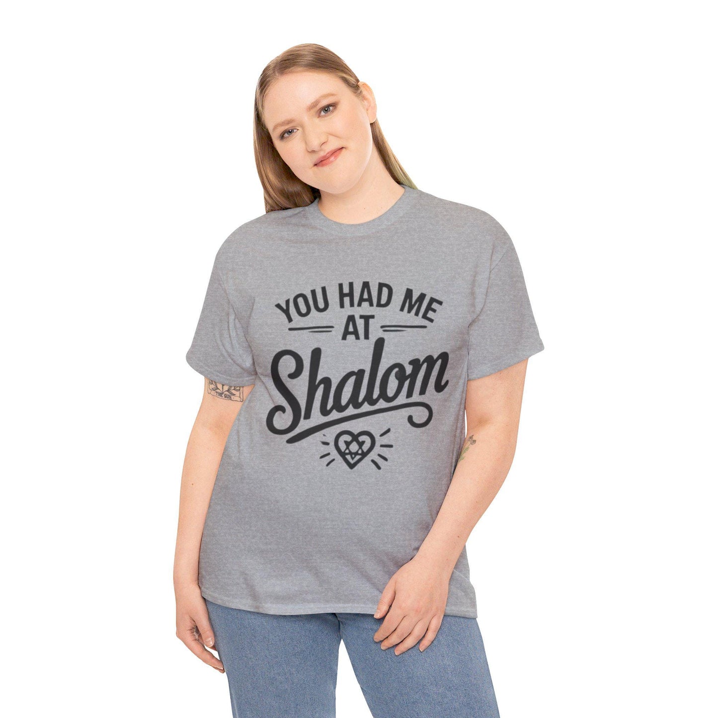 You Had Me at Shalom" Funny Jewish T-Shirt