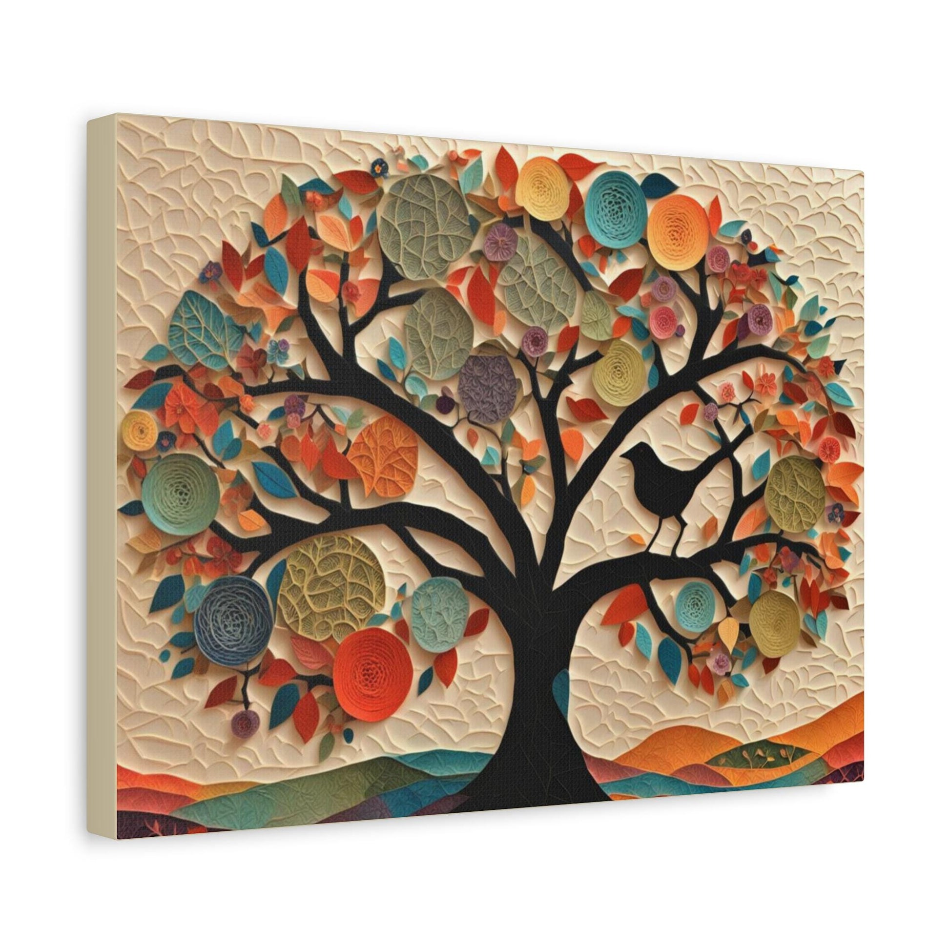 Tree of Life Print with Birkat HaBayit - Jewish Home, Judaica Décor, Papercut Tree of life
