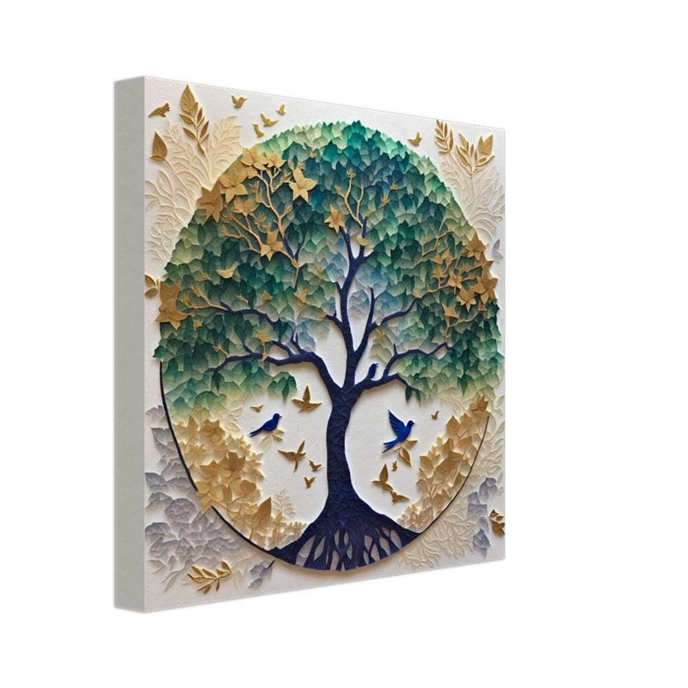 Tree of Life Papercut Style – A Stunning Judaica Art Print