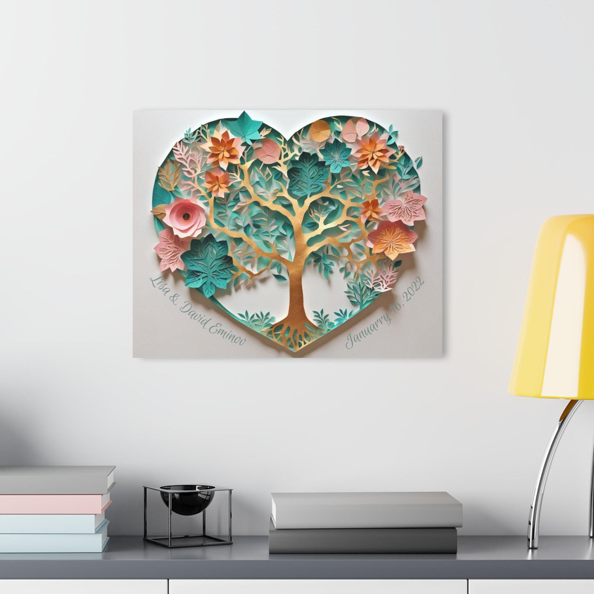 Tree of Life In papetcut Style- Personalized