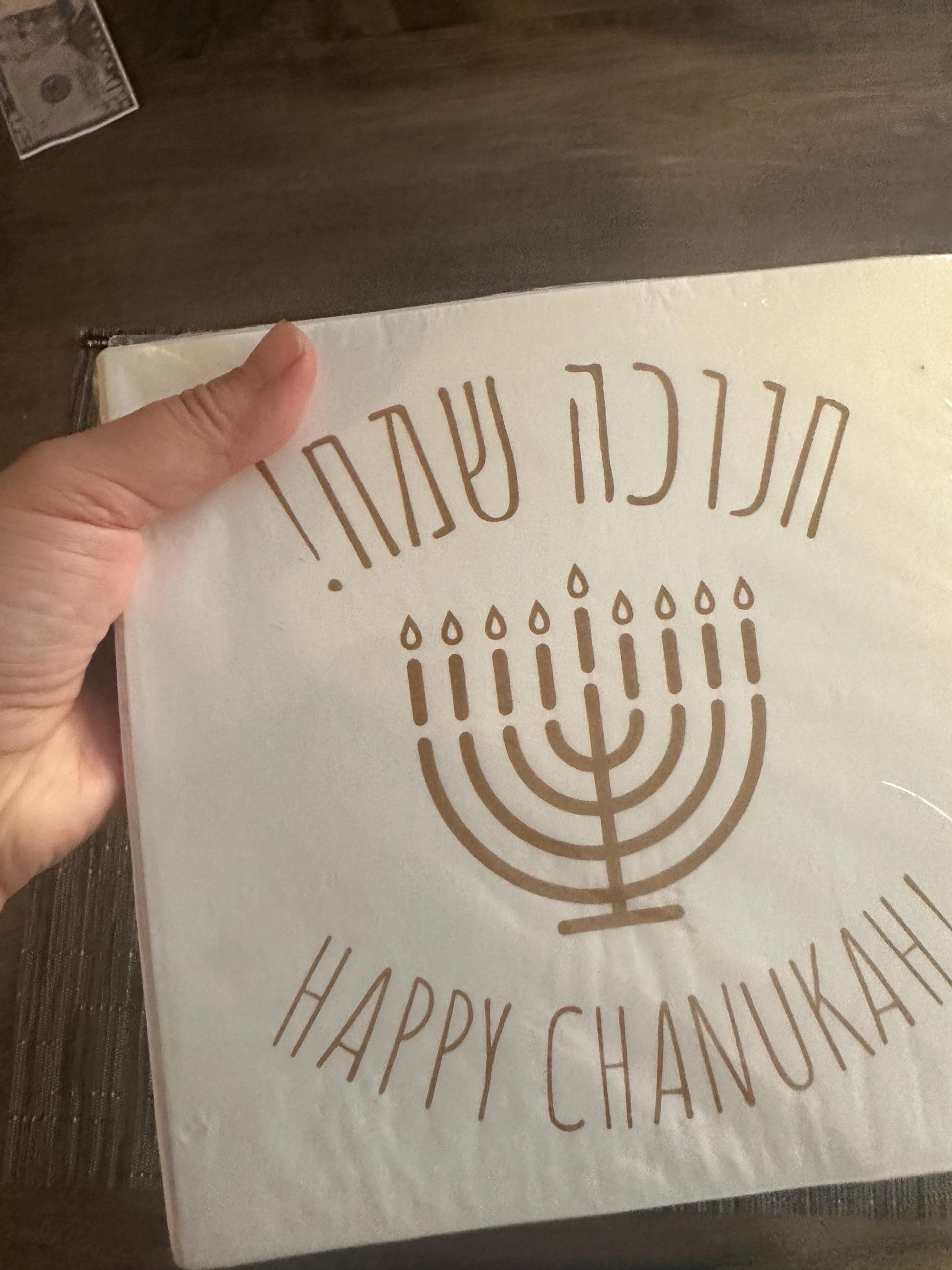 Chanukah Napkins, Hannukah Napkins, Chanukah decor