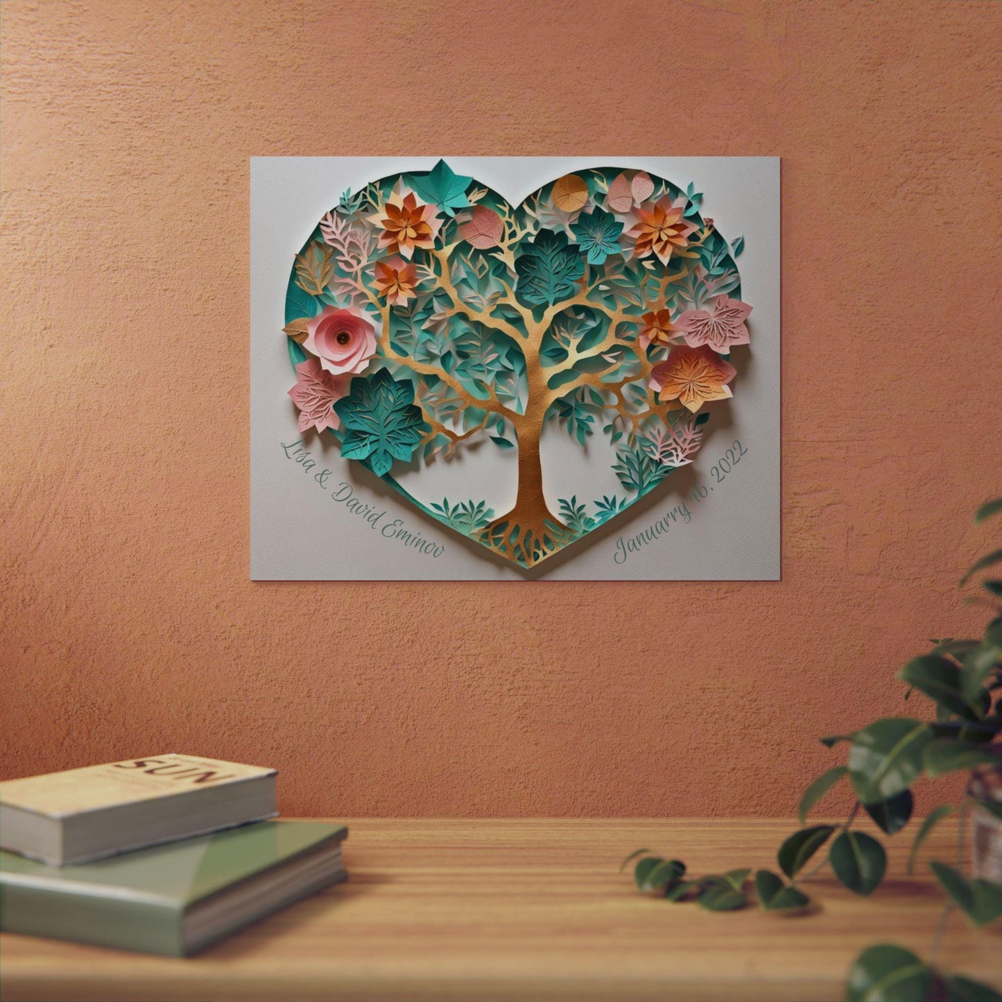 Tree of Life In papetcut Style- Personalized