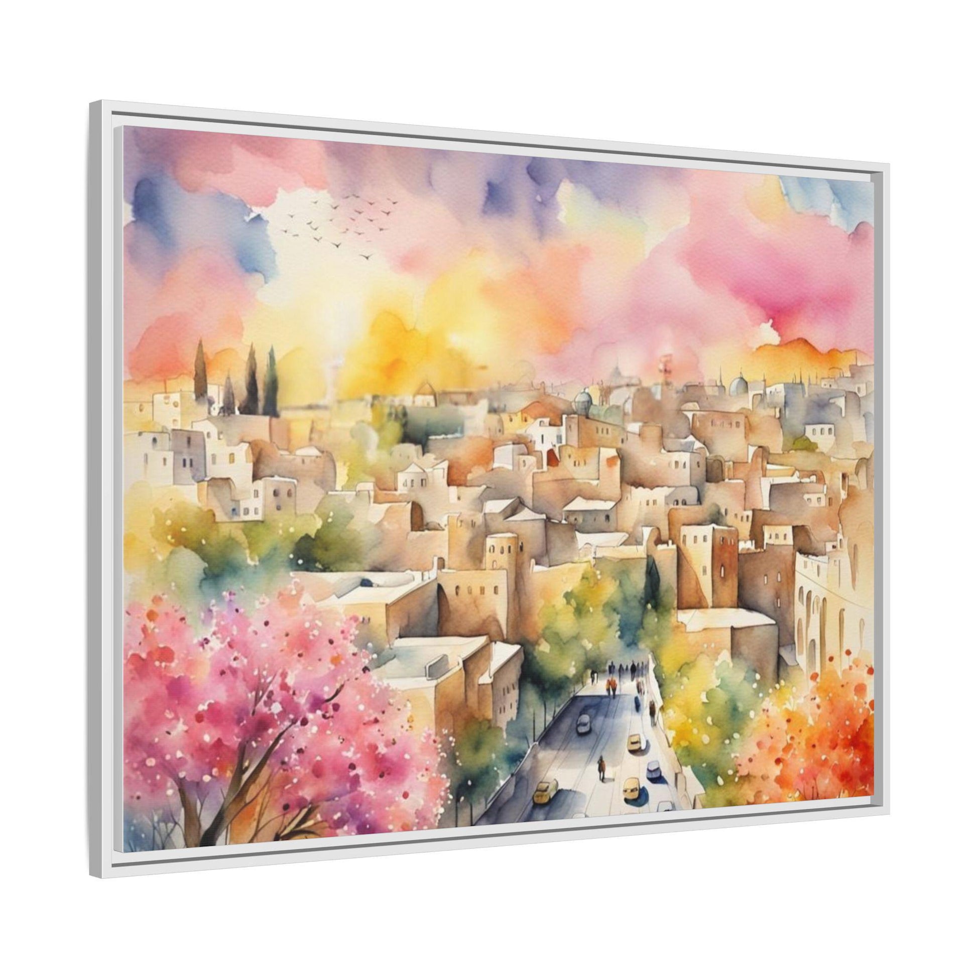 Jerusalem Watercolor Art