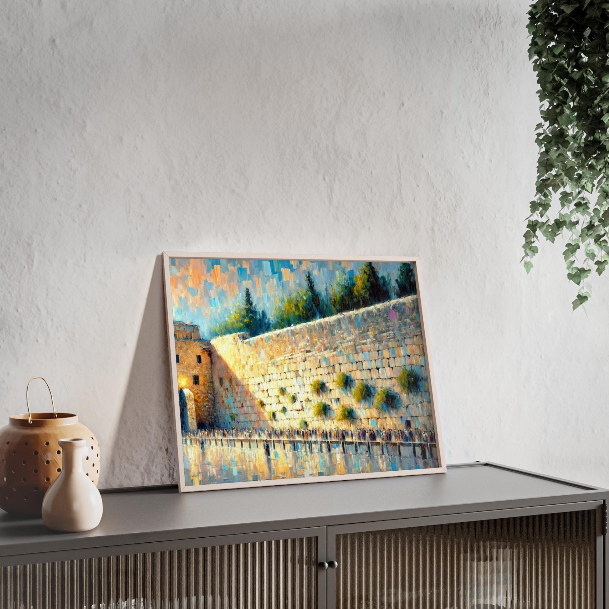 Kotel Western Wall Art Print – Jerusalem Judaica Decor- style 1