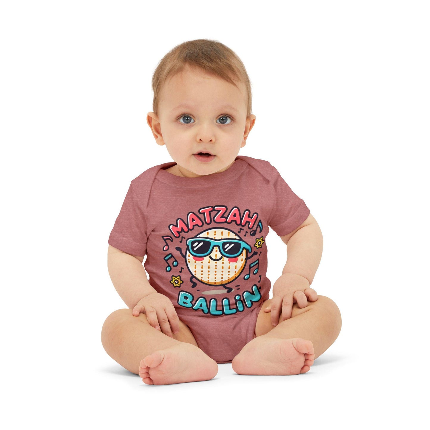 Matzah Ballin Cute Infant Jersey One Piece, Passover Baby Bodysuit, Seder Outfit, Jewish Baby Shower Gift, Pesach Clothing, Unisex