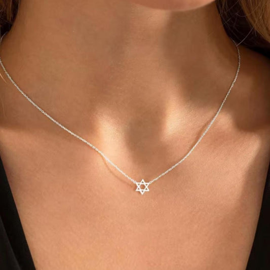 Dainty Star of David Necklace