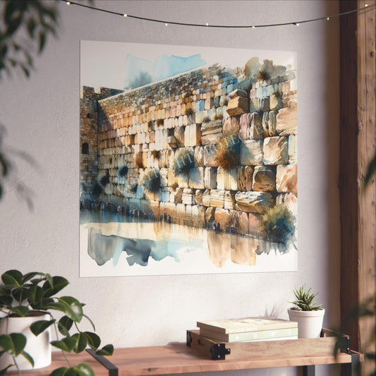 Jewish Wall art, Kotel wall, Western wall art, Israel art, Judaica gift