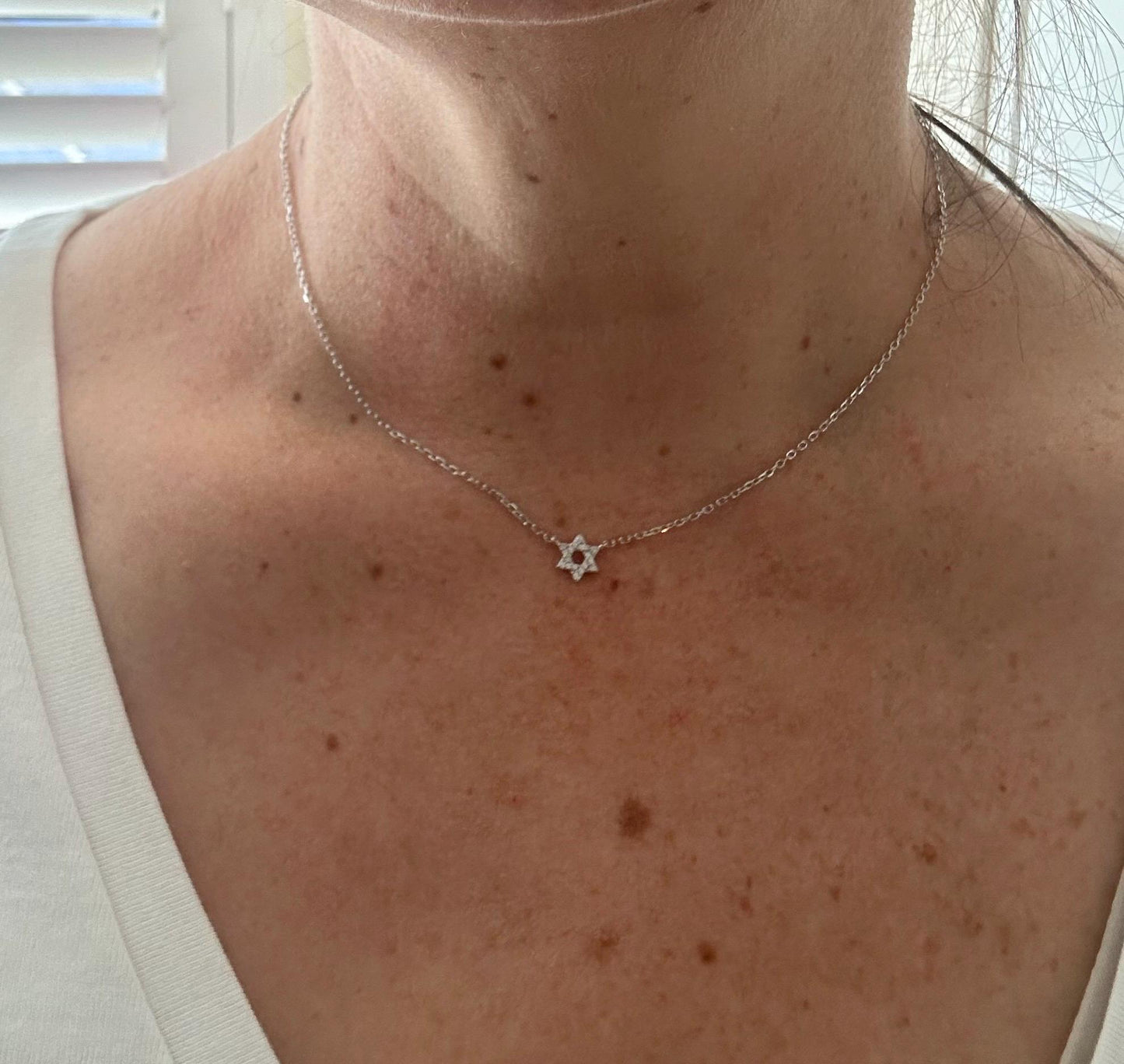 Tiny Star of David Necklace – Dainty Jewish Gift for All Ages
