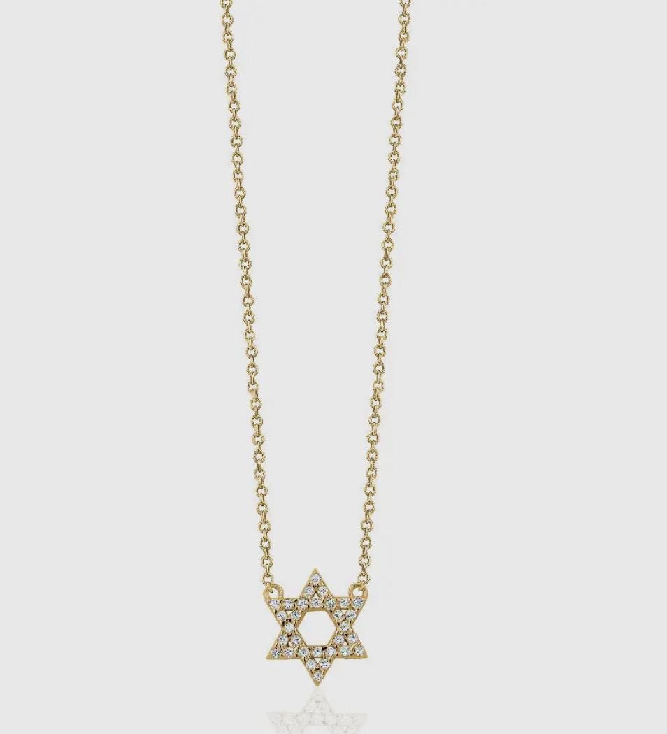Teeny Tiny Star of David Necklace – 925 Sterling Silver or 14K Gold Plated