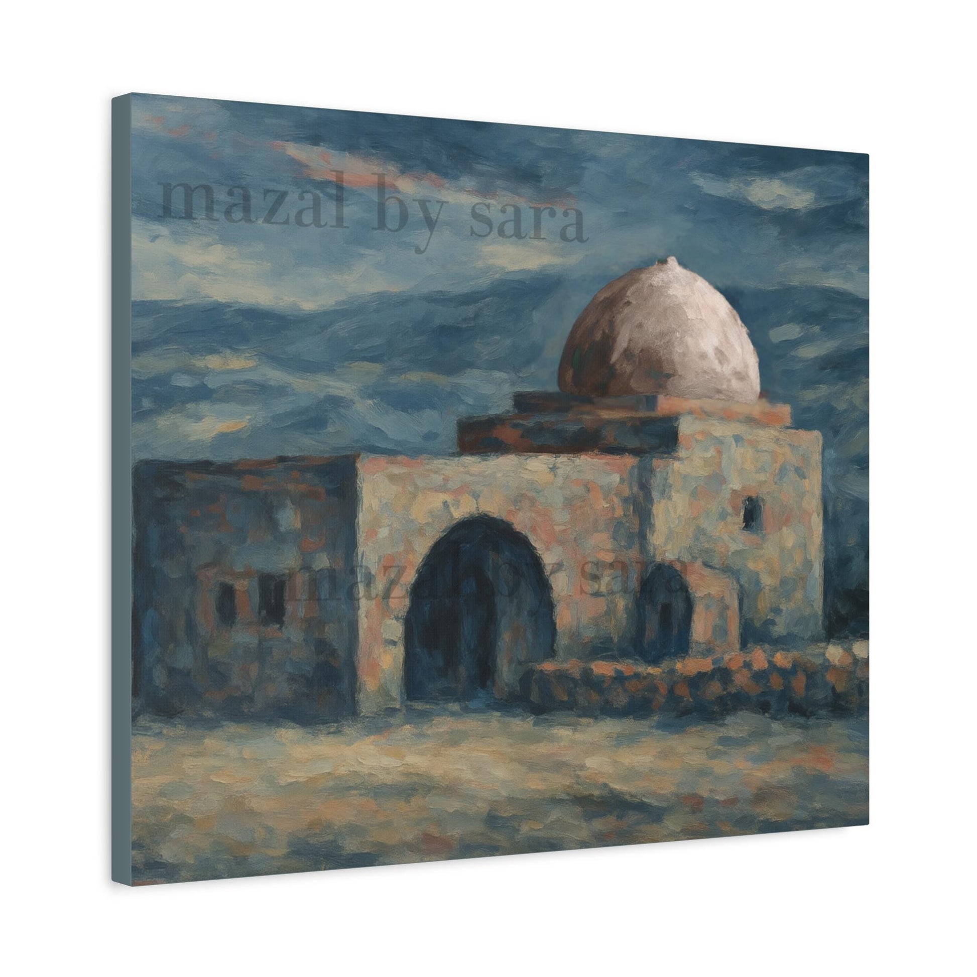 Kever Rachel- קבר רחל Biblical Art– Rachel’s Tomb Jewish Watercolor Print from Israel – Judaica Gift