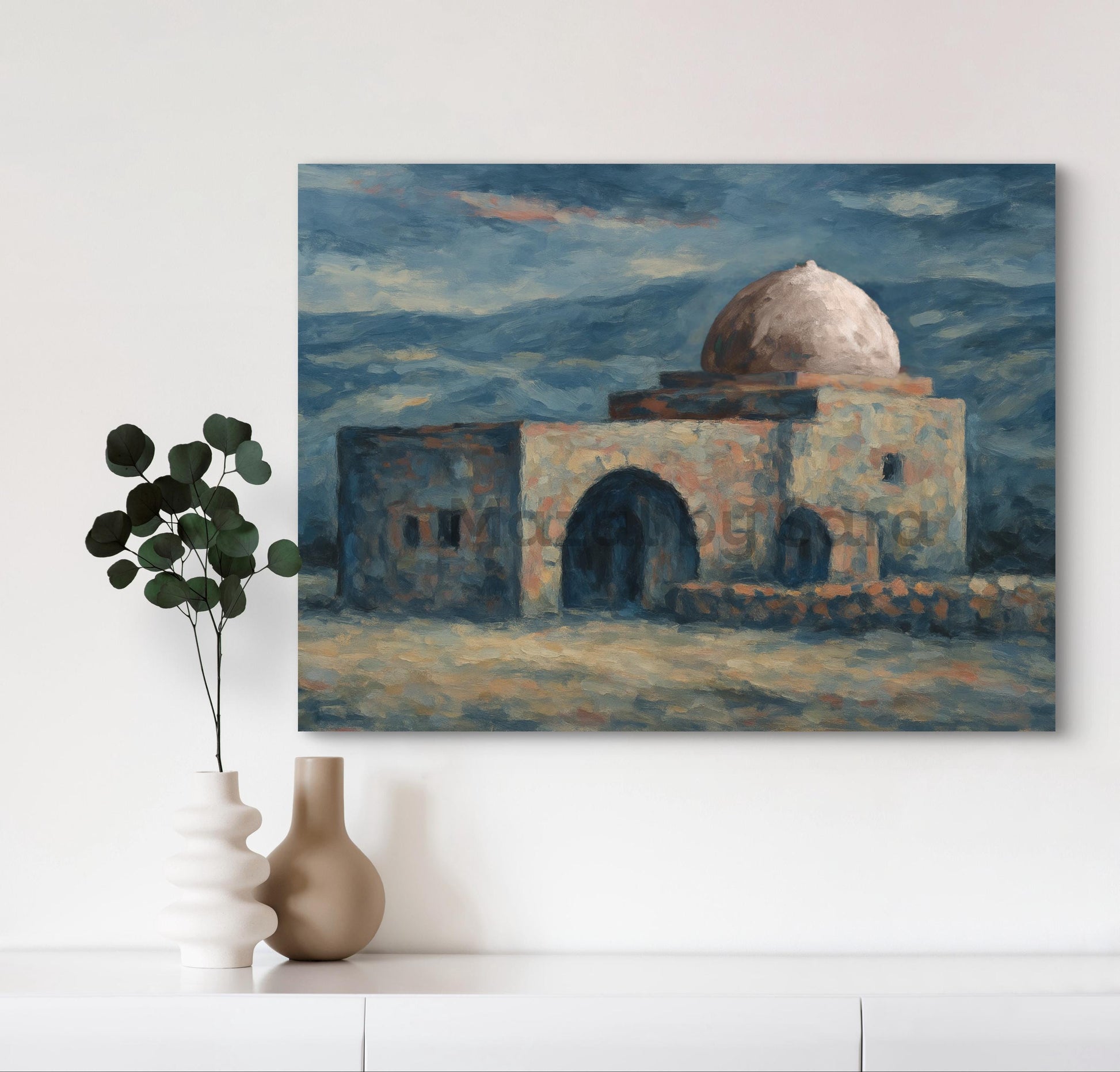 Kever Rachel- קבר רחל Biblical Art– Rachel’s Tomb Jewish Watercolor Print from Israel – Judaica Gift