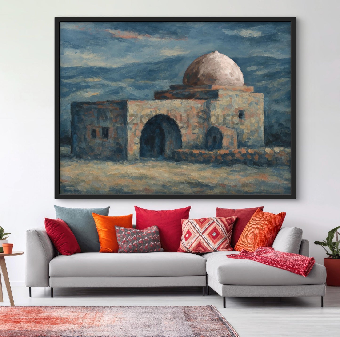 Kever Rachel- קבר רחל Biblical Art– Rachel’s Tomb Jewish Watercolor Print from Israel – Judaica Gift