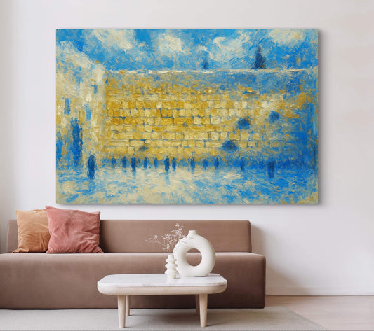 Kotel in Gold, Blue & White