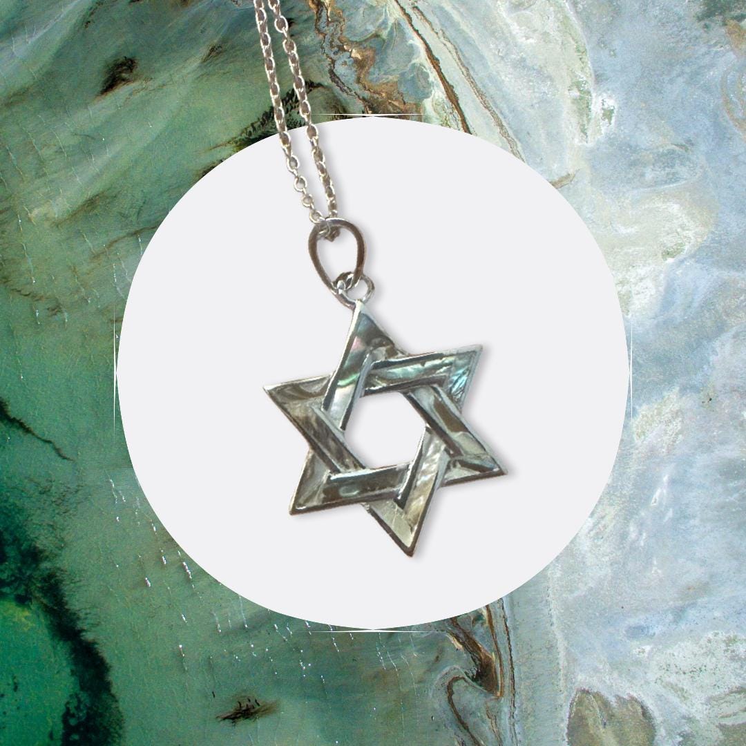 Elegant Star of David Necklace – Sterling Silver Judaica Jewelry, Minimalist Jewish Gift