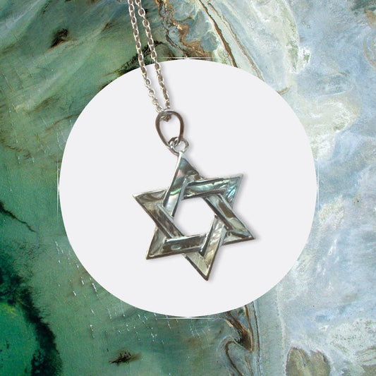 Elegant Star of David Necklace – Sterling Silver Judaica Jewelry, Minimalist Jewish Gift
