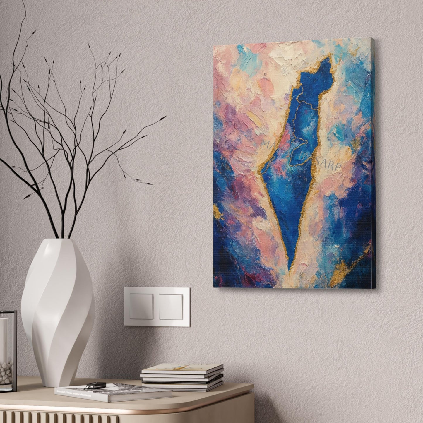 Artistic Canvas Wall Art, Colorful Abstract Home Decor, Unique Wall Hanging, Modern Art Piece, Gift for Art Lovers