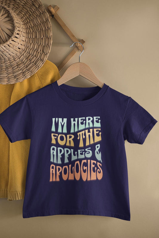 Funny Rosh Hashanah Toddler T-Shirt – Cute Jewish New Year Kids Tee | Apples and Honey Jewish Holiday Shirt