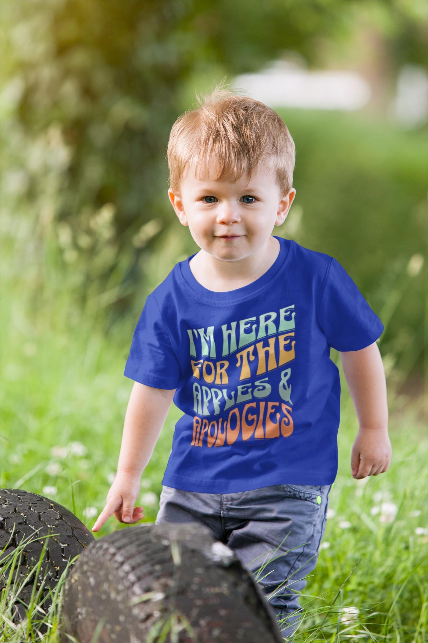 Funny Rosh Hashanah Toddler T-Shirt – Cute Jewish New Year Kids Tee | Apples and Honey Jewish Holiday Shirt