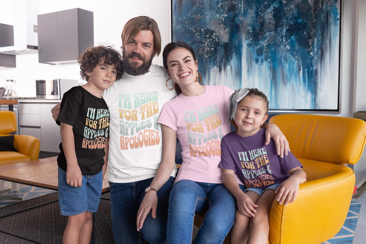 I'm Here for the Apples and Apologies shirts l kids rosh hashana shirt
