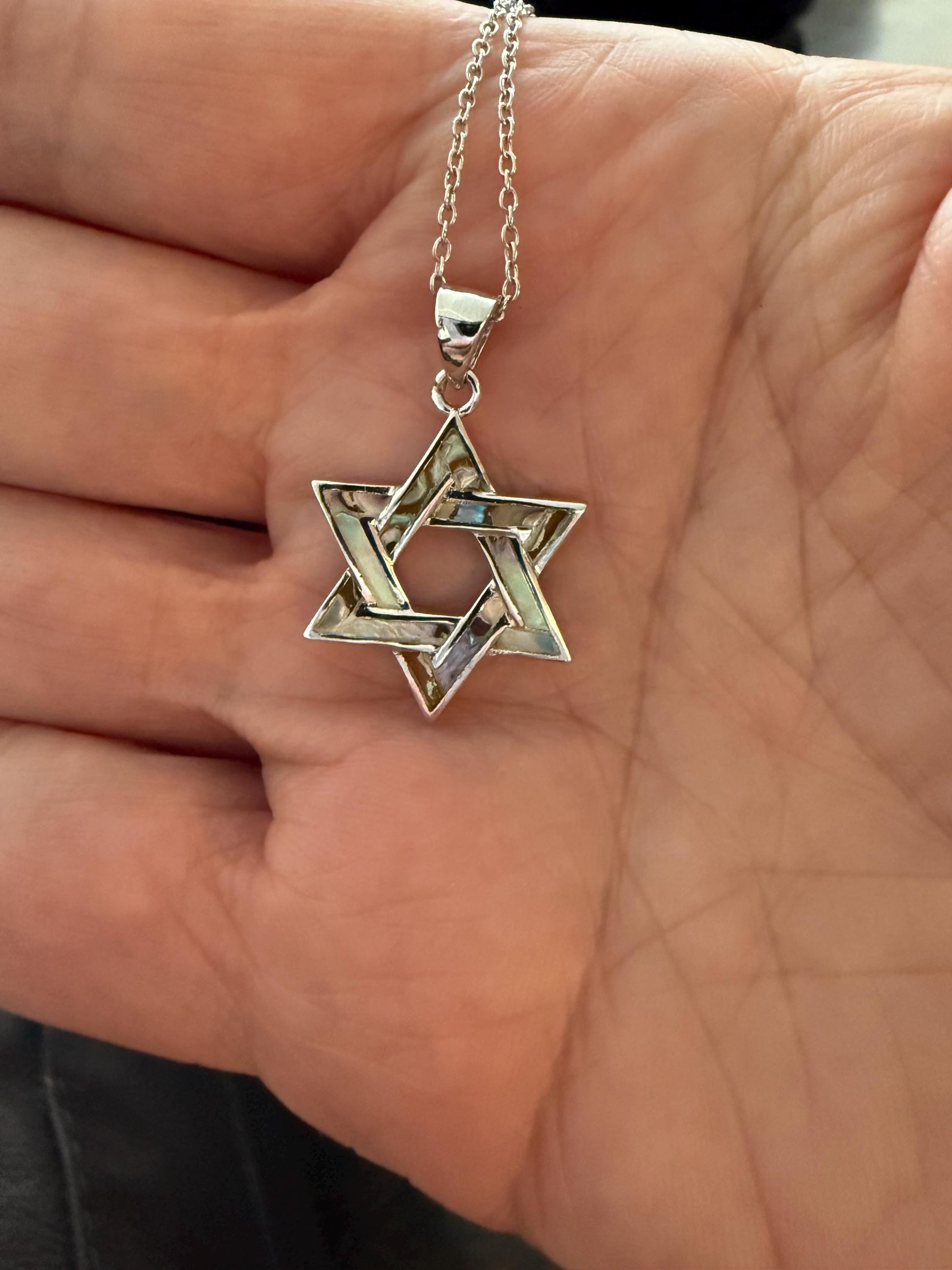 Elegant Star of David Necklace – Sterling Silver Judaica Jewelry, Minimalist Jewish Gift
