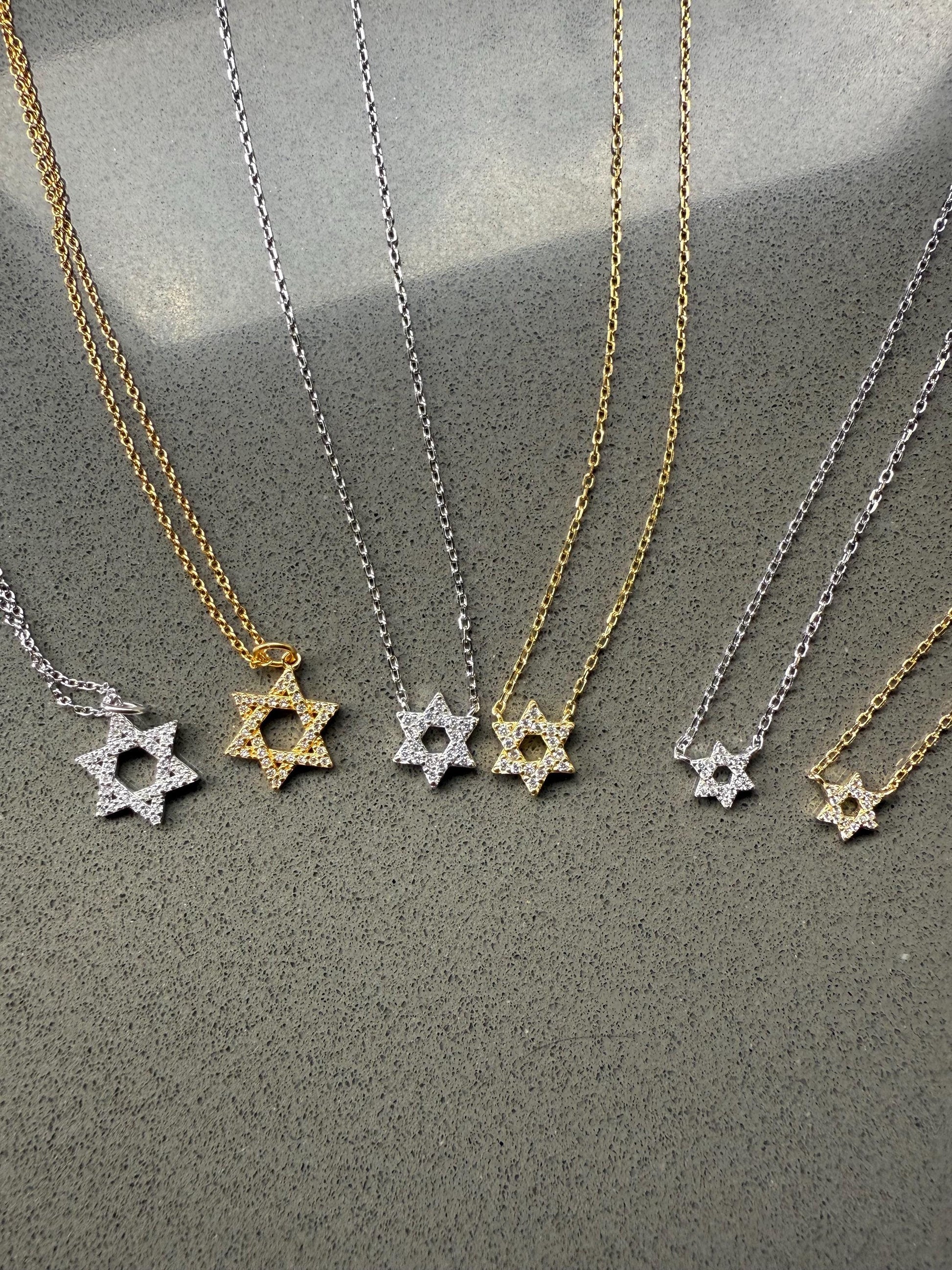 Tiny Star of David Necklace – Dainty Jewish Gift for All Ages