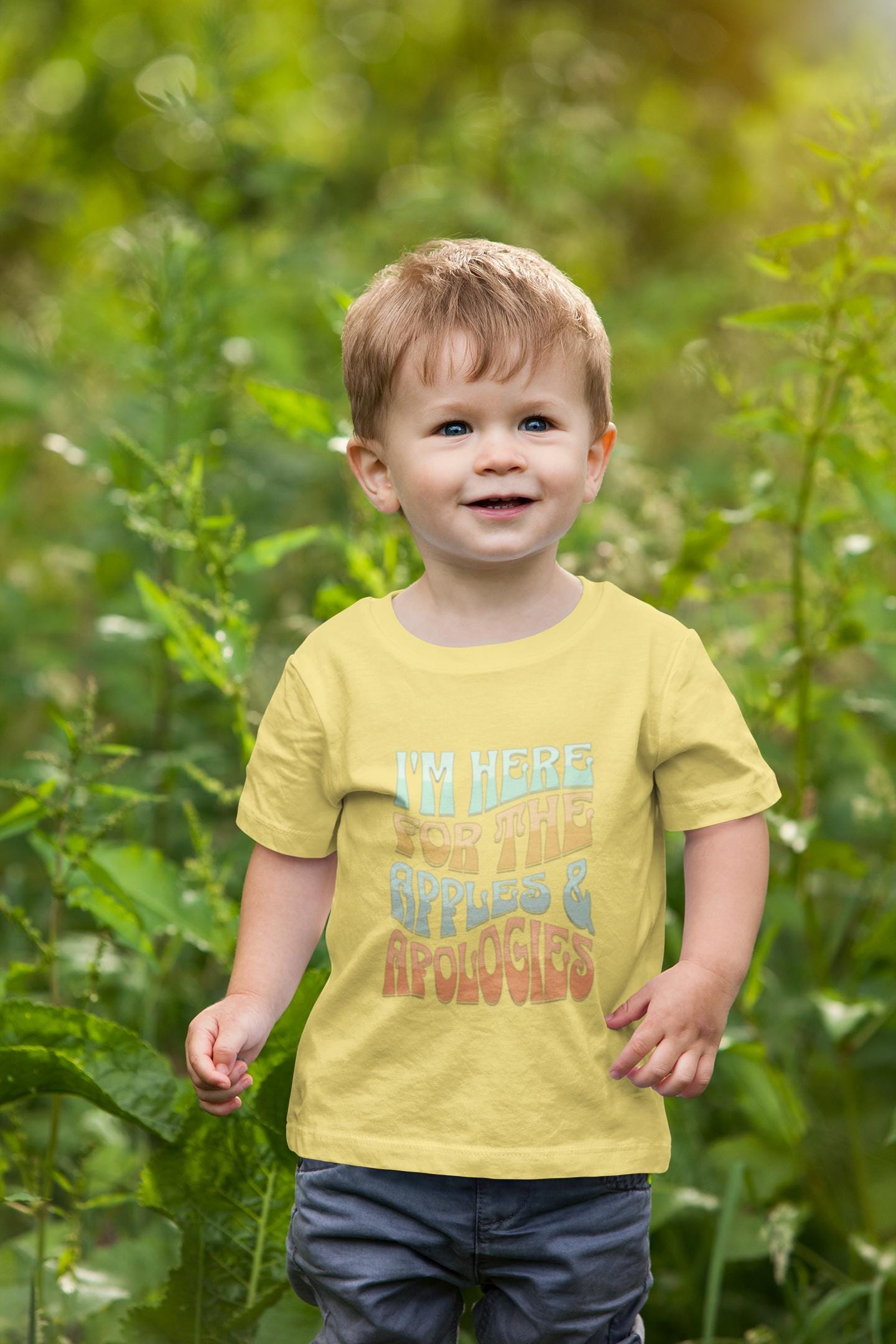 Funny Rosh Hashanah Toddler T-Shirt – Cute Jewish New Year Kids Tee | Apples and Honey Jewish Holiday Shirt