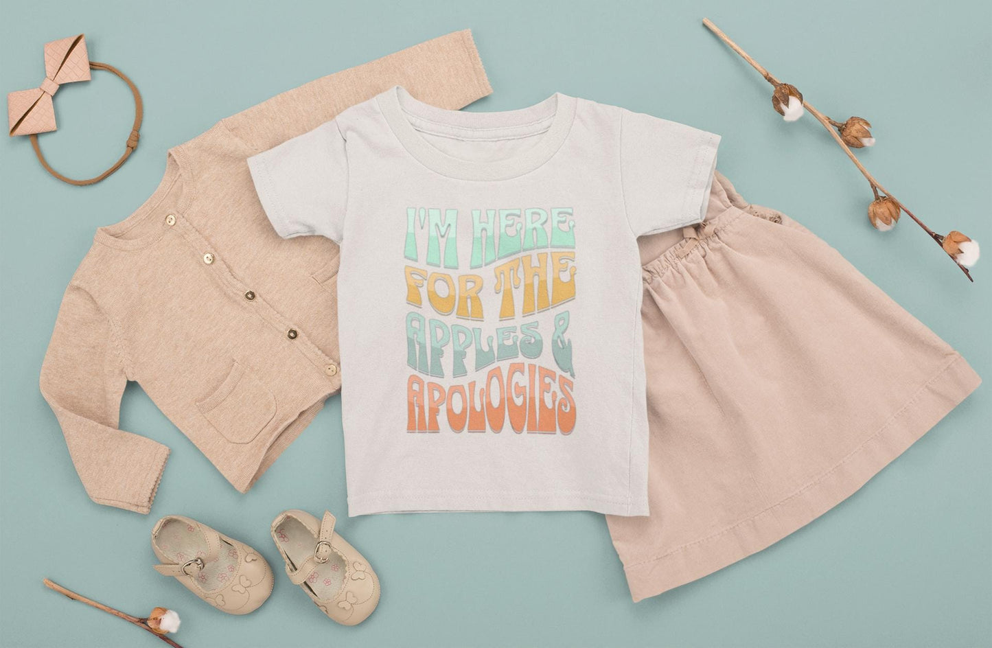 Funny Rosh Hashanah Toddler T-Shirt – Cute Jewish New Year Kids Tee | Apples and Honey Jewish Holiday Shirt