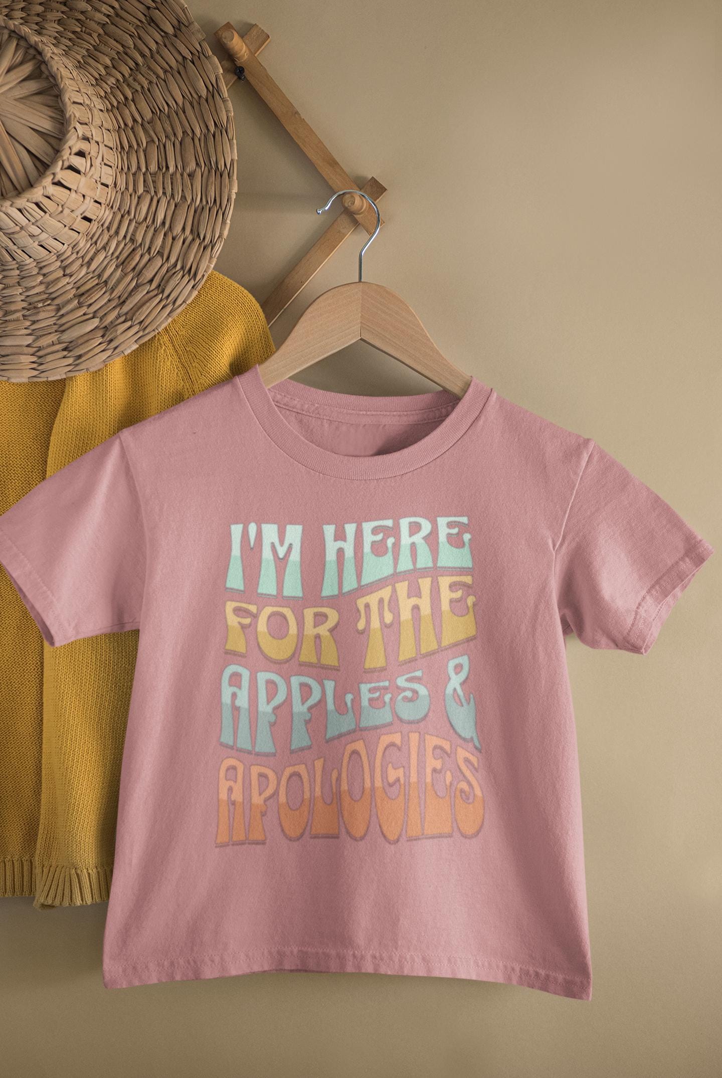 Funny Rosh Hashanah Toddler T-Shirt – Cute Jewish New Year Kids Tee | Apples and Honey Jewish Holiday Shirt