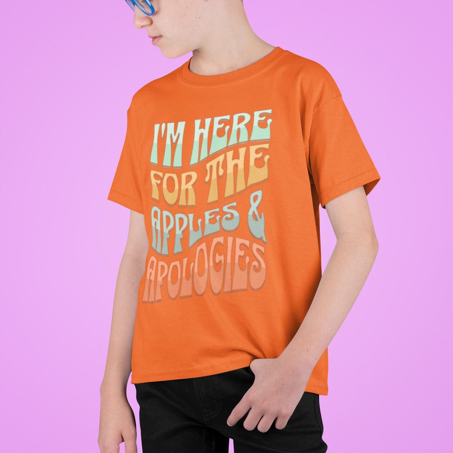 I'm Here for the Apples and Apologies shirts l kids rosh hashana shirt