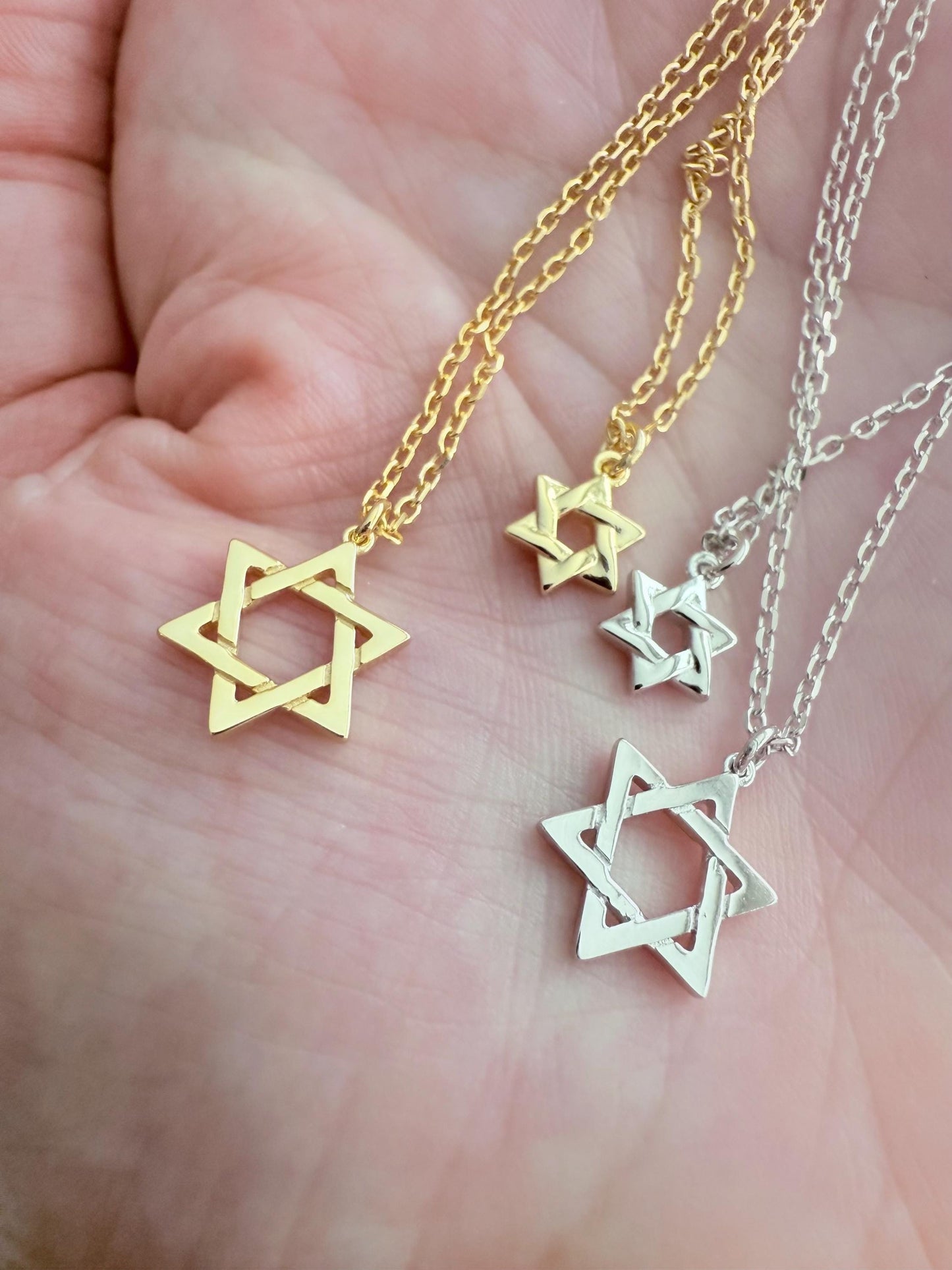 Dainty Star of David Necklace