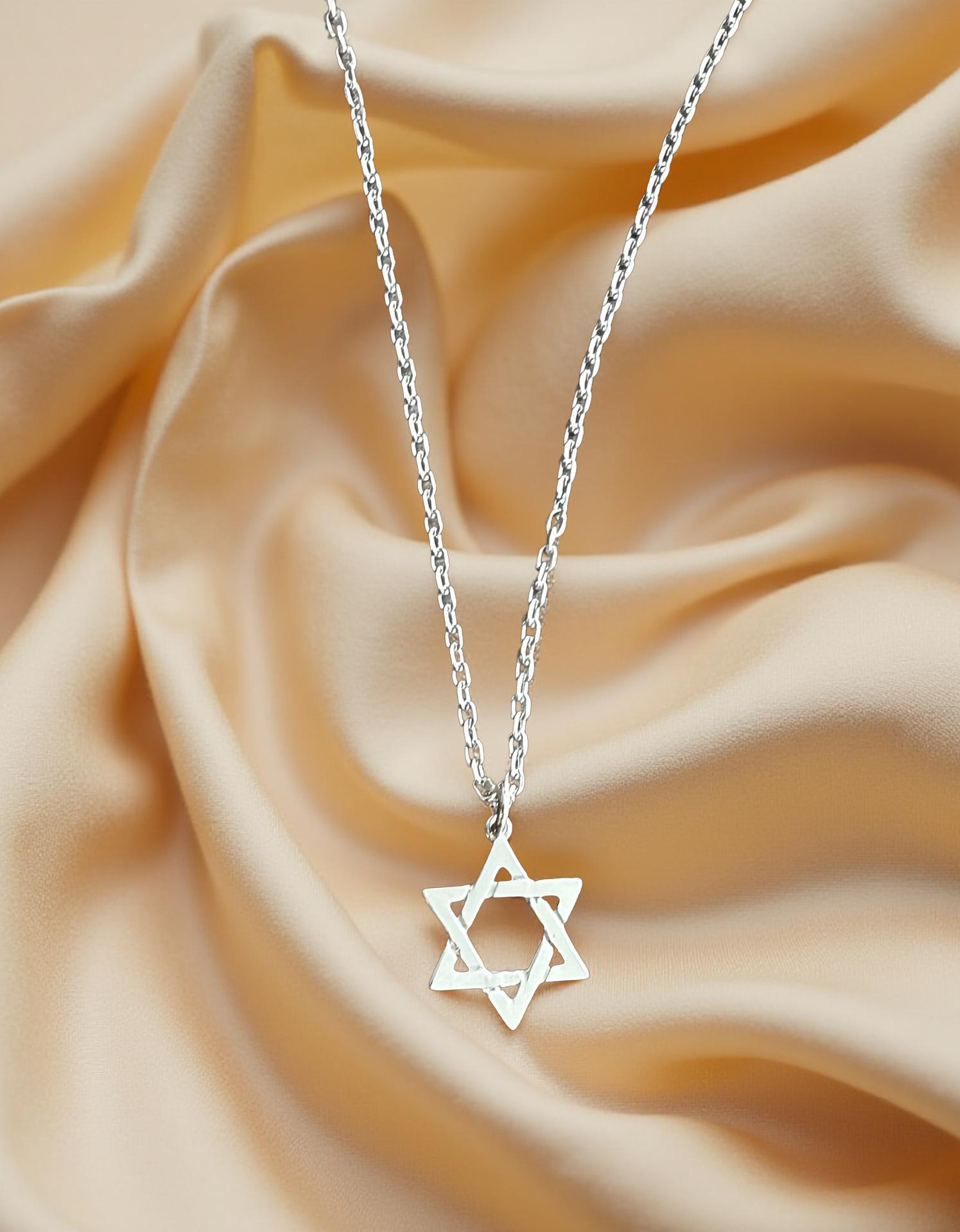 Dainty Star of David Necklace