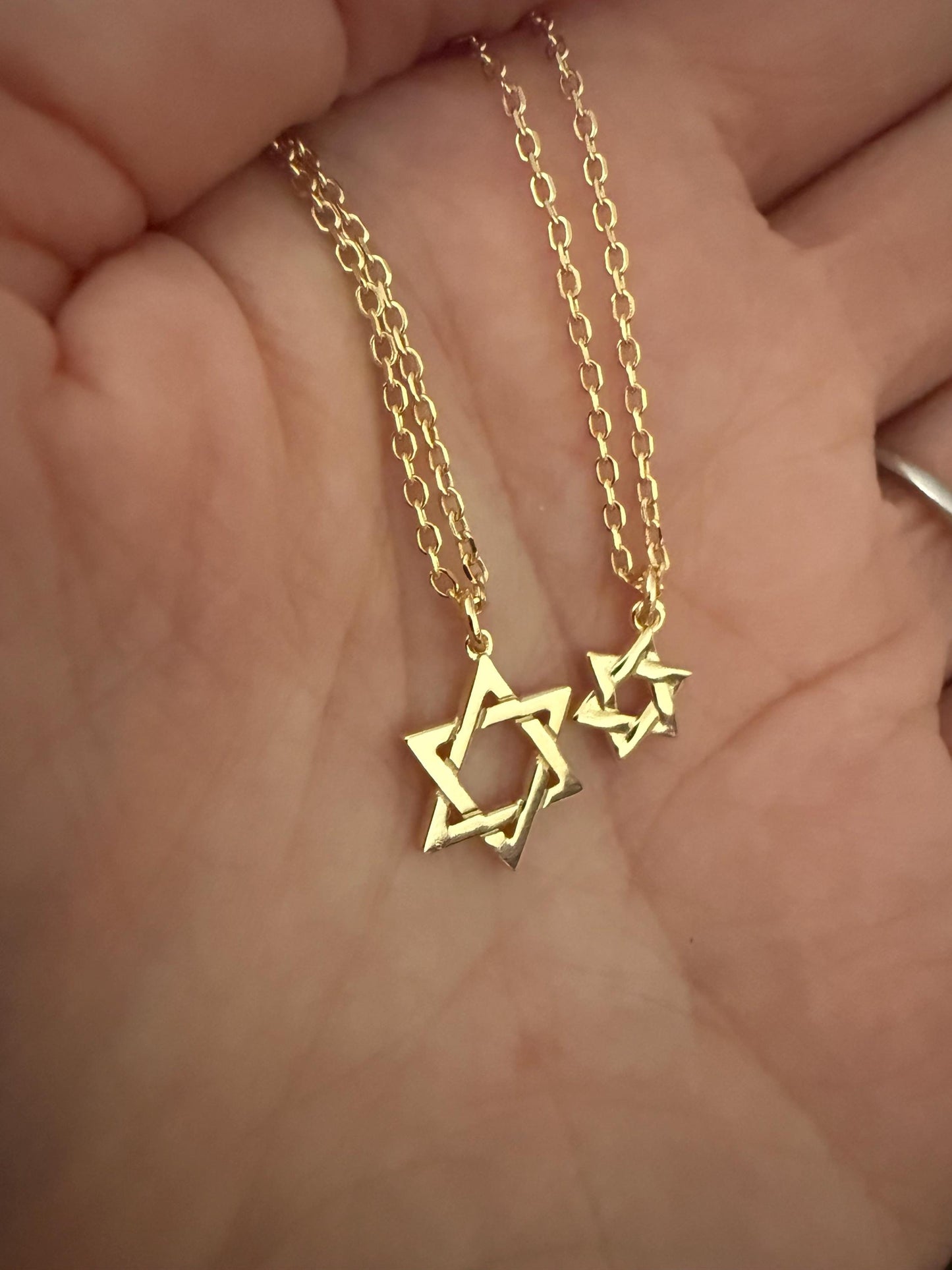 Dainty Star of David Necklace