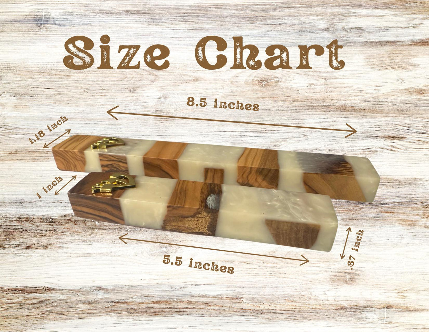 Judaica Mezuzah Case – Resin and Olive Wood – Ideal for Jewish Weddings & New Homes