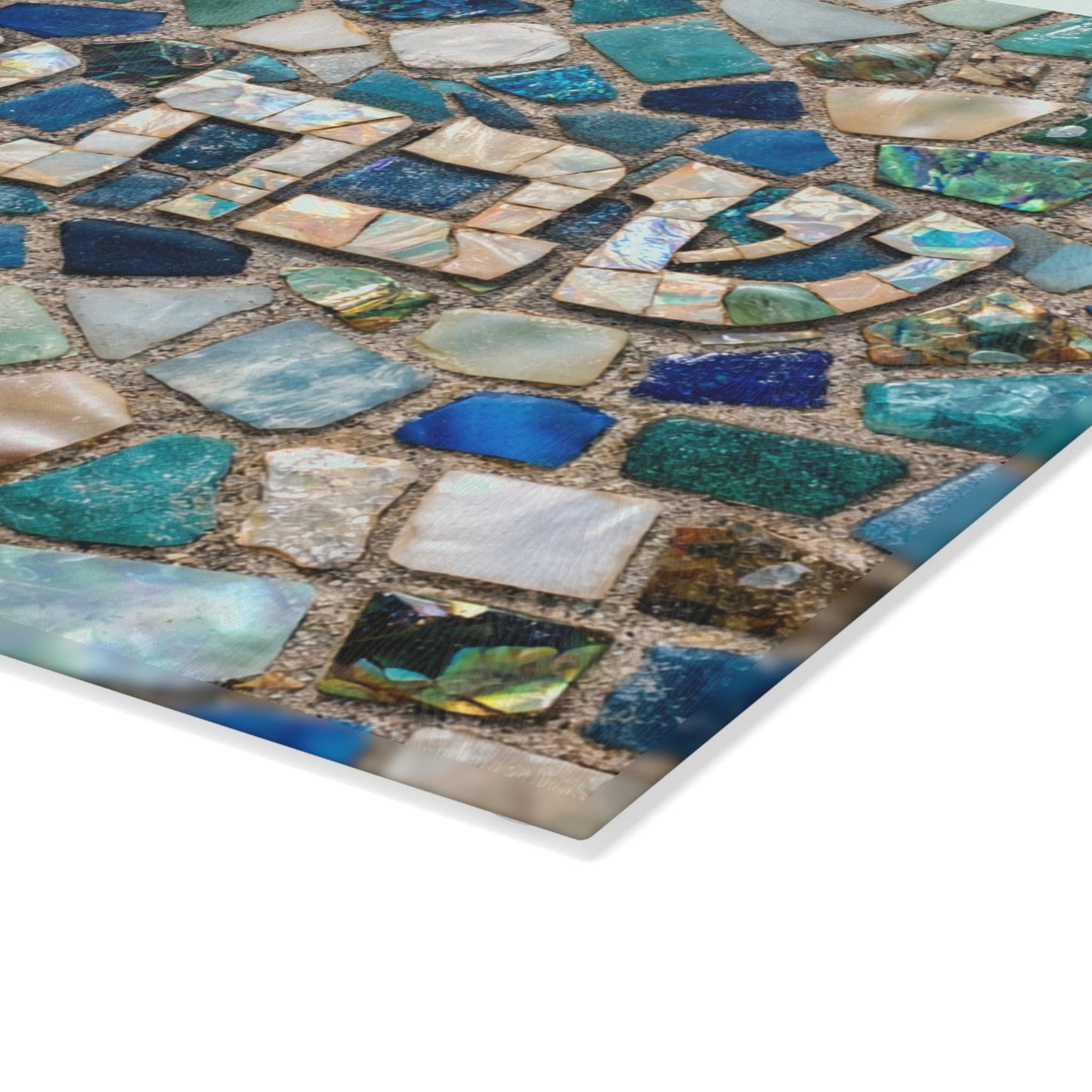 Shabbat Shalom Mosaic Challah Board