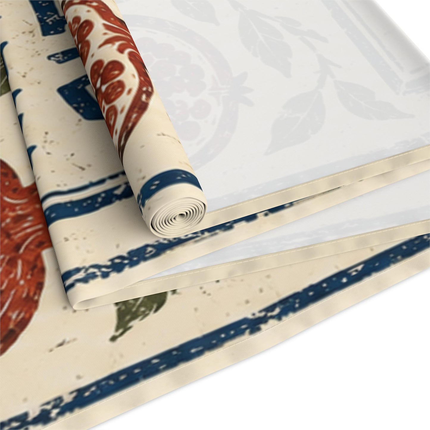 Rosh Hashanah Table Runner, Shana Tova Hebrew Pomegranate Table Decor, Jewish New Year Holiday Table Runner, Judaica Hostess Gift
