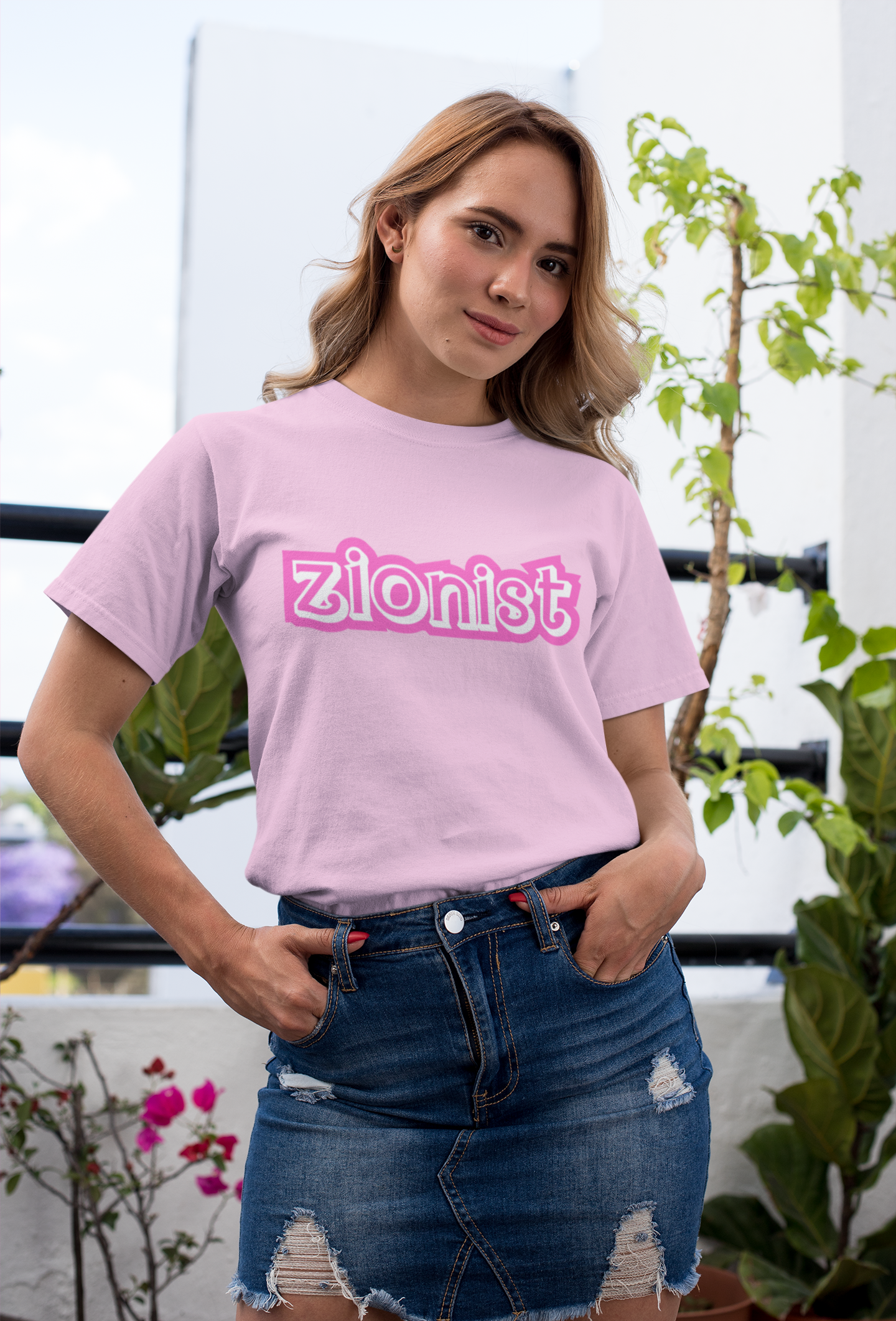 Zionist T-Shirt – Barbie Font